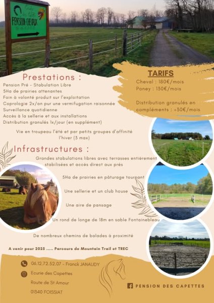 EIRL F. JANAUDY - Écurie des Capettes