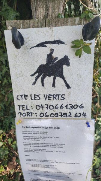 CENTRE DE TOURISME EQUESTRE LES VERTS